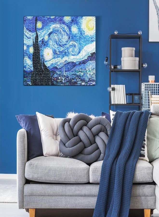 YOGEON Starry Night Puzzle 1000 Pieces Van Gogh Mini Puzzle for Adults Artwork Jigsaw Puzzle Family Game (Starry Night) - Image 3